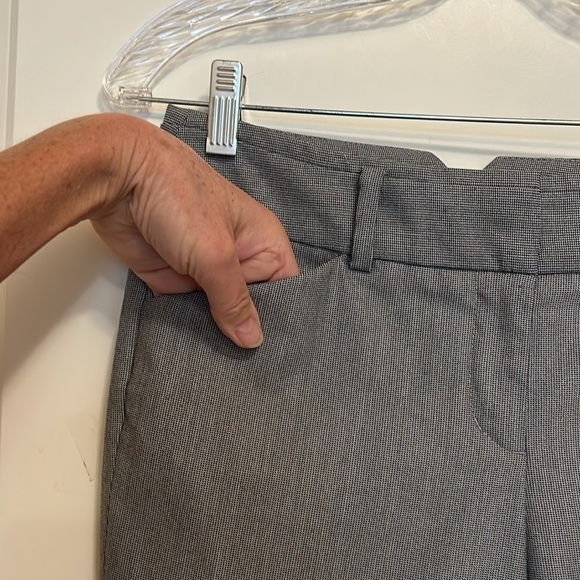 Express Design Studio “ Editor” Gray Textured Career Pants Women’s Size 0 - Picture 3 of 7